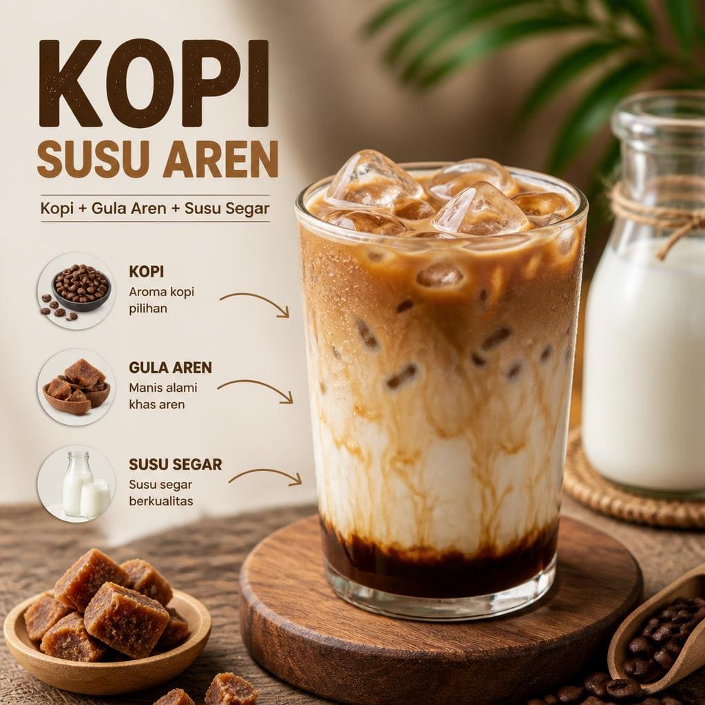 Kopi Susu Aren dari Kopi Kisah Kita